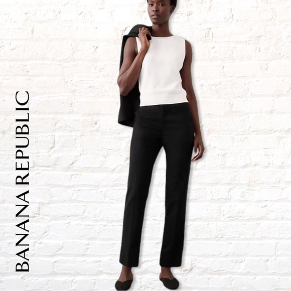 Banana Republic Black Ryan Pant Trouser size 12 - Picture 12 of 12